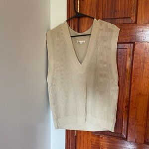 Reformation Cotton Sweater Vest